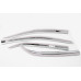 chrome door visor set for toyota corolla 2011-13