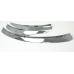 chrome hood guard set for hyundai santa fe 2012-15