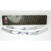 chrome hood guard set for hyundai santa fe 2012-15