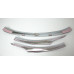 chrome hood guard set for hyundai santa fe 2012-15