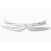 chrome hood guard set kia sportage r 2010-15