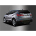 chrome lip spoiler set for hyundai santa fe 2012-15