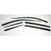 diamond door visor set for hyundai santa fe 2012-15