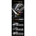 diamond door visor set for hyundai santa fe 2012-15