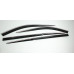 diamond door visor set for hyundai santa fe 2012-15