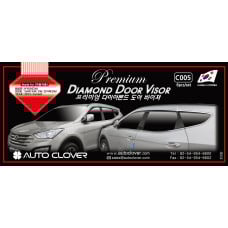 DIAMOND DOOR VISOR SET FOR HYUNDAI SANTA FE 2012-15