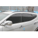 diamond door visor set for hyundai santa fe 2012-15
