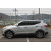 diamond door visor set for hyundai santa fe 2012-15