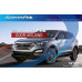 mobis chrom side door molding hyundai santa fe 2012-15