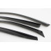 smoked door visor set hyundai accent solaris 2011-15
