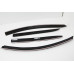 smoked door visor set hyundai accent solaris 2011-15