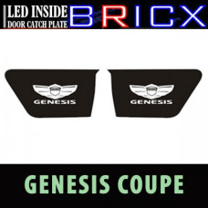 hyundai veloster led inside door catch plates