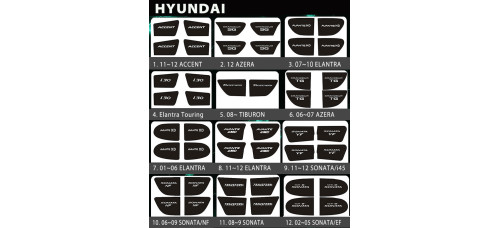 bricx led inside door catch plates hyundai vehicles