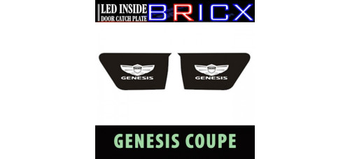 hyundai veloster led inside door catch plates