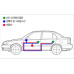 kyungdong led door molding hyundai santa fe cm 2006-12
