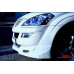 jsw ssangyong new kyron ky-1 front lip aeroparts body kit