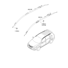 AIR BAG CURTAIN MODULES FOR SPORTAGE R 2010-13