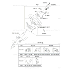 BODY STEERING WHEEL FOR SPORTAGE R 2010-13
