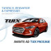 tuix 17 dark gray alloy wheels set hyundai elantra 2015-17 tuix 17 dark gray alloy wheels set hyundai elantra 2015-17