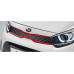 tuon front garniture of radiator grille set for kia all new picanto 2017-18 mnr