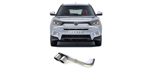 a.jun twin tail muffler kit ssangyong tivoli 2012-17
