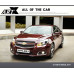 artx glass wing spoiler for chevrolet malibu 2012-14