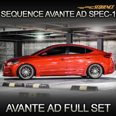 SEQUENCE SPEC-1 FULL BODY KIT SET FOR HYNDAI AVANTE 2015-17