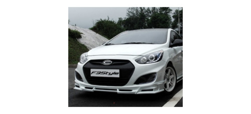 f3style front and side body kit hyundai accent 2010-13 f3style front and side body kit hyundai accent 2010-13