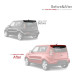 tuon rear spoiler set for kia soul 2008-12