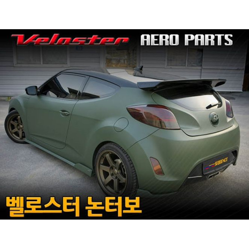 Veloster Rear Wing SEQUENCE TURBO-WING REAR SPOILER HYNDAI VELOSTER 2011-16