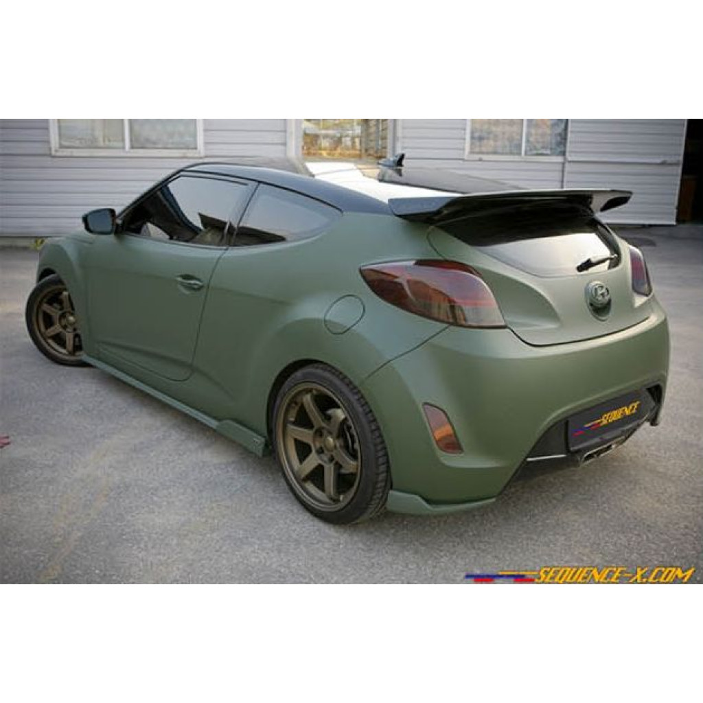 Veloster Rear Wing SEQUENCE TURBO-WING REAR SPOILER HYNDAI VELOSTER 2011-16