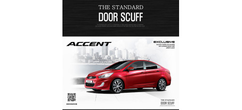 al door sill scuff plates hyundai accent 2011-15