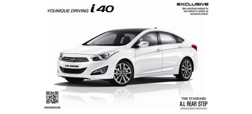 dxsoauto saloon standard rear step hyundai i40 2012-14