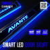 smart led door sill scuff plates hyundai elantra 2013-15 smart led door sill scuff plates hyundai elantra 2013-15