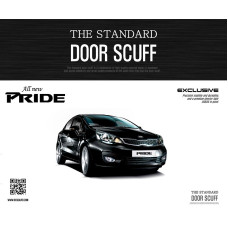 STANDARD AL DOOR SILL SCUFF PLATES KIA PRIDE RIO 2012-14