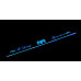 artx luxury chrome led door plates kia forte cerato 2008-13