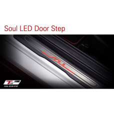TUON LED DOORSTEP PLATE SET FOR KIA SOUL 2012-17