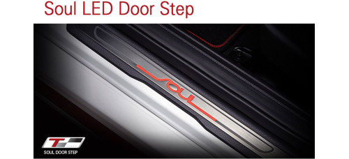 tuon led doorstep plate set for kia soul 2012-17