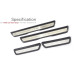 tuon led doorstep plate set for kia soul 2012-17