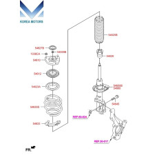 MOBIS FRONT SHOCK ABSORBER HYUNDAI TUCSON TL 2015-18