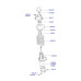 mobis front rear shock absorbers hyundai atos 2006-11