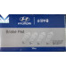 mobis front brake pad kit hyundai elantra 2010-14