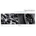 tuix 17 black chrome wheels for hyundai elantra 2010-15