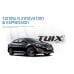 tuix 17 black chrome wheels for hyundai elantra 2010-15