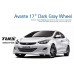 tuix dark gray alloy wheels hyundai elantra 2010-15