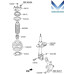 mobis front shock absorbers kia k7 cadenza 2013-16