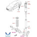 mobis rear shock absorbers for kia k7 cadenza 2013-16