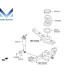 mobis rear shock absorbers kia carnival sedona 2014-20