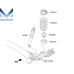 mobis rear shock absorbers kia cerato forte 2012-16