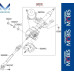 mobis steering column shaft hyundai accent 2010-20